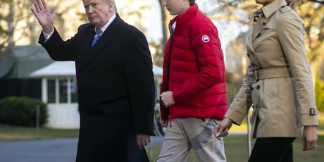 Barron Trump s roditeljima - 2