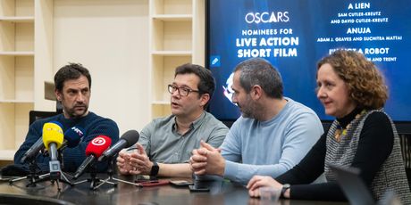 Konferencija za medije Nebojše Slijepčevića nakon nominacije za Oscar