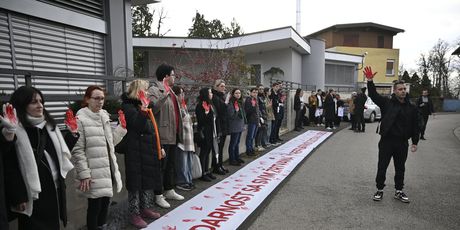 Akcija solidarnosti sa žrtvama represije ispred srpskog veleposlanstva - 19