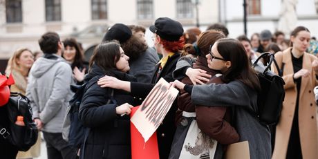 Prosvjed studenata zbog profesora Domagoja Mrkonjića - 1