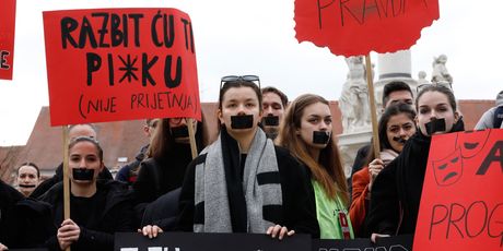 Prosvjed studenata zbog profesora Domagoja Mrkonjića - 5