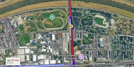 Stanje u prometu na Google kartama