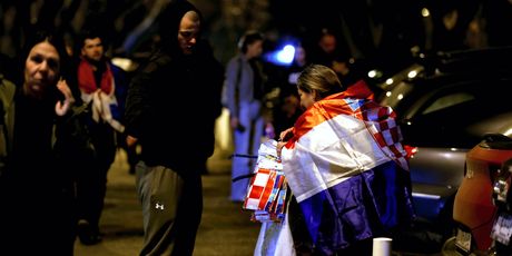 Atmosfera u Splitu uoči koncerta Marka Perkovića Thompsona