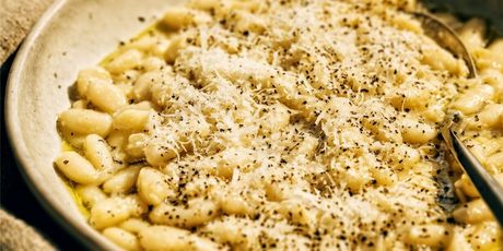 Bijeli grah cacio e pepe