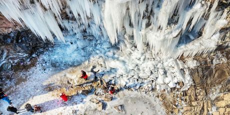 Smrznuti slapovi u Kini - 1