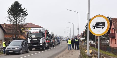 Granični prijelaz Bosanski Brod, prosvjed vozača - 4