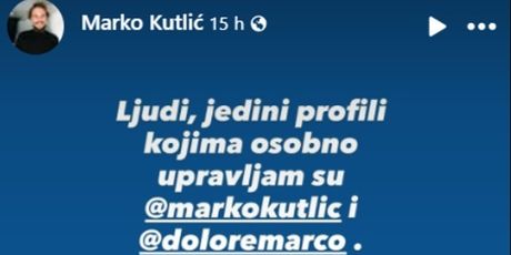 Marko Kutlić na Instagramu