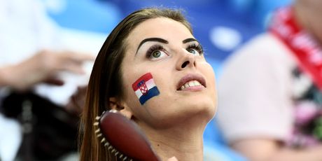 Hrvatska navijačica (Foto: AFP)