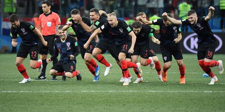 Slavlje hrvatskih nogometaša (Foto: AFP)