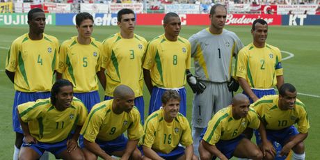Reprezentacija Brazila koja je bila svjetski prvak 2002. (Foto: AFP)