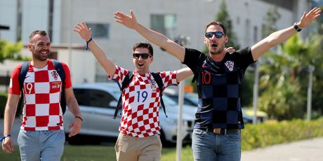 Hrvatski navijači u Sočiju (Foto: AFP)