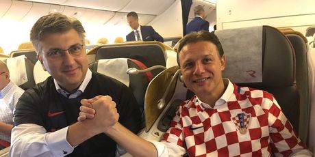 Plenković i Jandroković na putu za Moskvu (Foto: Vlada RH)