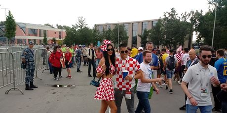 Hrvatska navijačica Ivana u Moskvi (Foto: GOL.hr)