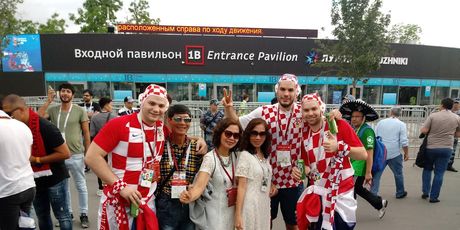 Hrvatski navijači u Moskvi (Foto: GOL.hr)