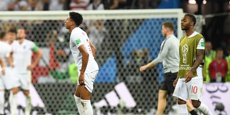 Englezi u očaju nakon poraza od Hrvatske (Foto: AFP)