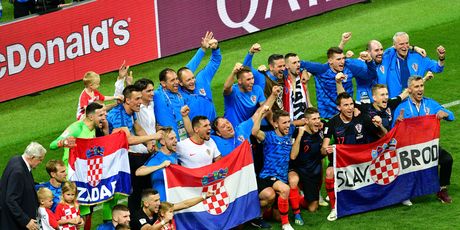 Slavlje hrvatskih nogometaša (Foto: AFP)