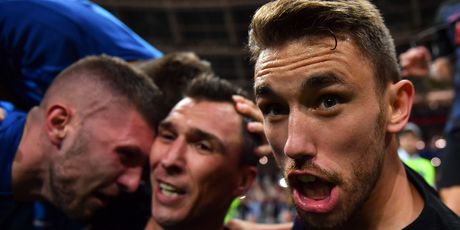 Slavlje hrvatskih nogometaša (Foto: AFP)