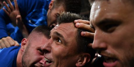 Slavlje hrvatskih nogometaša (Foto: AFP)