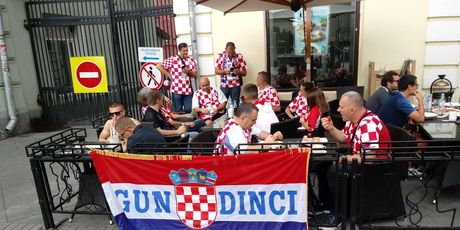 Hrvatski navijači u Moskvi (Foto: GOL.hr)