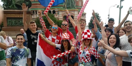Hrvatski navijači u Moskvi (Foto: GOL.hr)