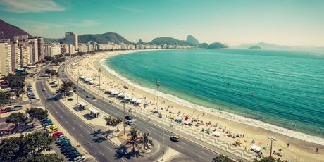 Popularna plaža Ipanema u Rio de Janeiru