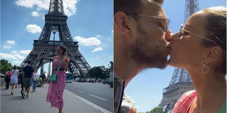 Ivan Rakitić sa suprugom u Parizu (Instagram)