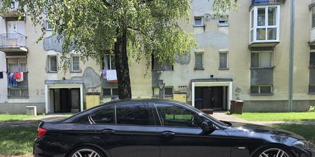 BMW zaustavljen u Prečkom (Foto: N1)