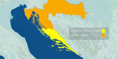 DHMZ za dio Hrvatske najavio narančasti meteoalarm (Foto: Dnevnik.hr)