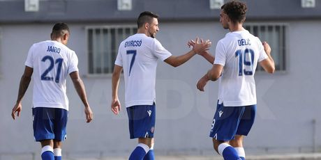 Slavlje igrača Hajduka (Foto: Robert Matić / hajduk.hr)