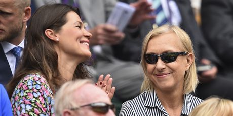 Martina Navratilova i Julija Lemigova (Foto: AFP)