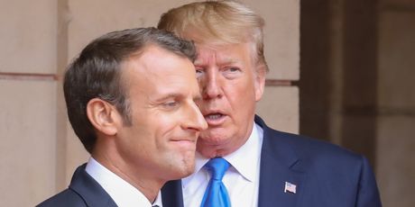 Emmanuel Macron i Donald Trump