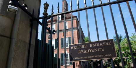 Britansko veleposlanstvo u SAD-u (Foto: AFP)