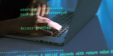 Hakerski napad, ilustracija