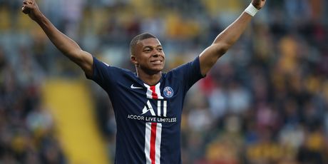 Mbappe slavi pogodak (Foto: AFP)