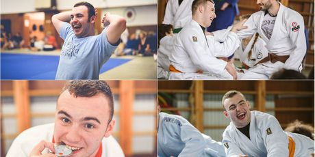 Matej Malešević mladić je na kojeg se mnogi mogu ugledati (Foto: Judo klub osoba s invaliditetom Fuji)
