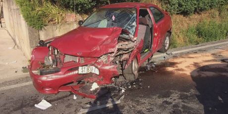 Prometna nesreća u blizini Sinja (Foto: Čitateljica)