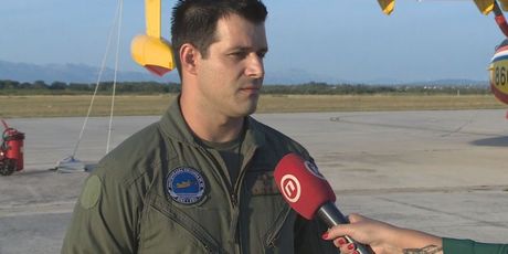 Ante Vranjić, kopilot u avionu Canadair CL-415 (Foto: Dnevnik.hr)