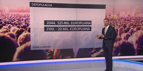 Prognoza smanjenja europskog stanovništva (Foto: Dnevnik.hr)