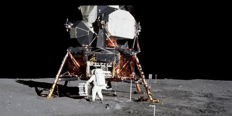 Astronaut Edwin Aldrin na Mjesecu