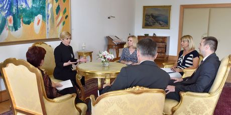 Predsjednica Kolinda Grabar-Kitarović i gradonačelnik Vukovara Ivan Penava (Foto: Ured predsjednice) - 2