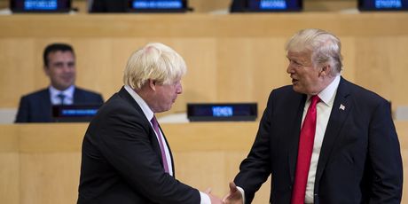 Boris Johnson i Donald Trump (Foto: AFP)