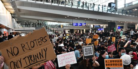 Međunarodna zračna luka u Hong Kongu (Foto: Anthony WALLACE / AFP)