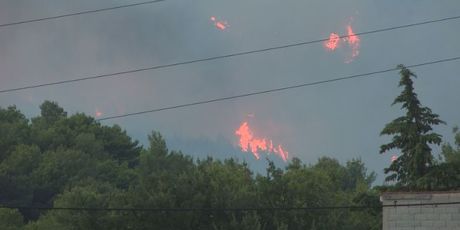Požar kraj Šibenika (Foto: Dnevnik.hr)