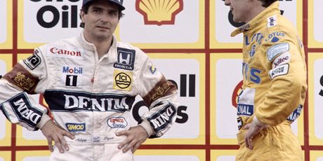 Nelson Piquet i Ayrton Senna (Foto: AFP)