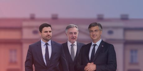 Parlamentarni izbori 2020_Davor Bernardić, Miroslav Škoro, Andrej Plenković