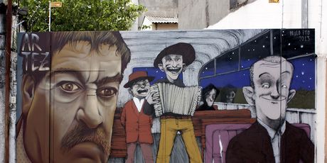 mural Ko to tamo peva, Brazil