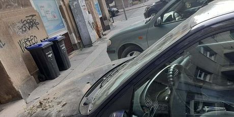 Šteta na automobilu u ulici Prilaz Djure Đeželića - 1
