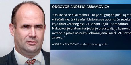Sudac Andrej Abramović šmrkom na građane - 2
