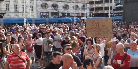 Prosvjed u Zagrebu pod nazivom Krik za slobodu - 1