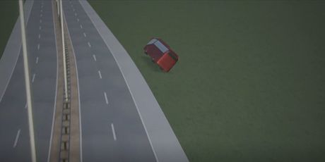 Prikaz prometne nesreće na autocesti - 2